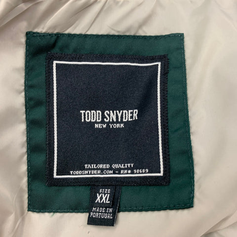 TODD ​​SNYDER Taille XXL Veste Polyamide Verte
