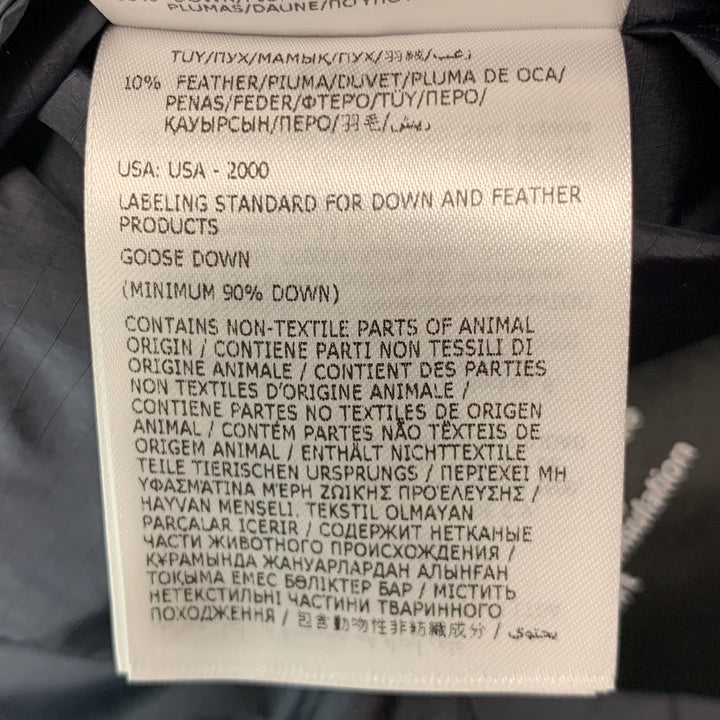 MONCLER GRENOBLE Size XXL Green Navy Fleece Zip Up Jacket