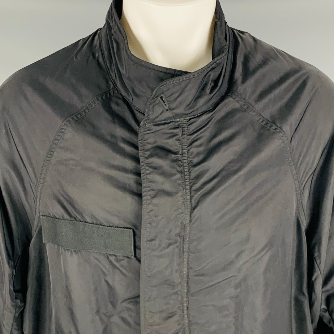 VISVIM -Six Five Fishtail Parka- Size S Black Nylon Parka Coat