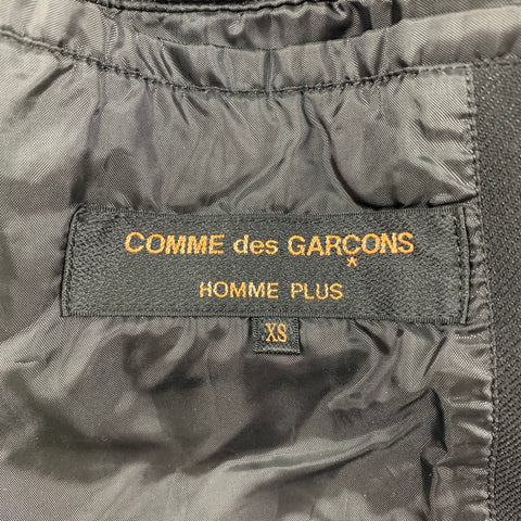COMME des GARCONS HOMME PLUS Size XS Black Polyester Sport Coat