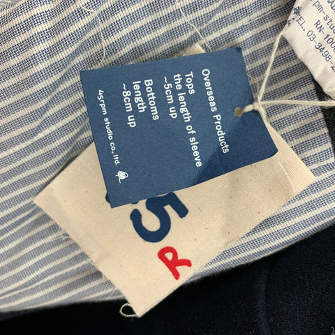 45rpm Size XL Navy Cotton Patch Pocket Jacket