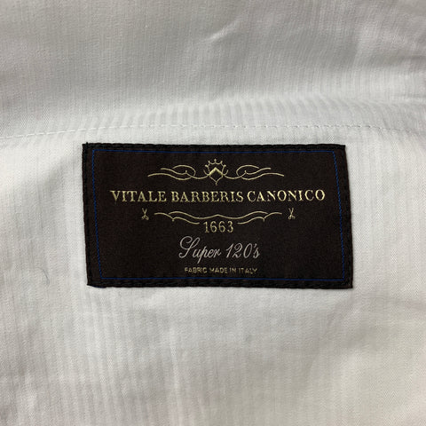 VITALE BARBERIS CANONICO Size 30 Light Gray Heather Wool Slim Fit Dress Pants