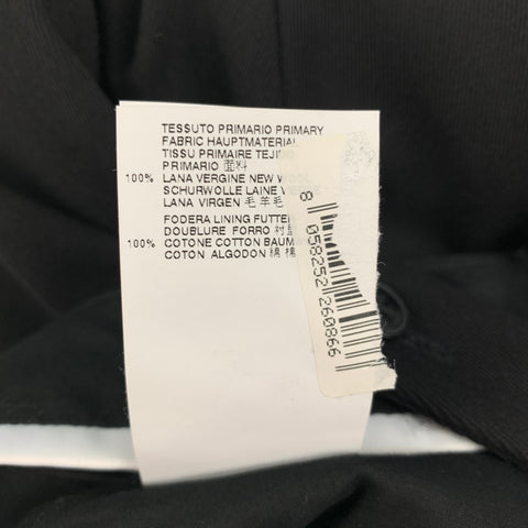 JUST CAVALLI Size 32 Black & White Wool Zip Fly Dress Pants