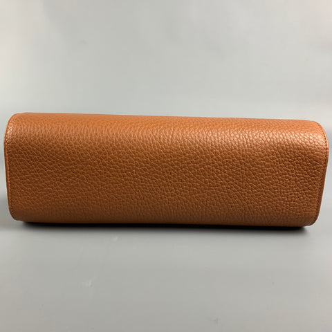 HODINKEE Tan Pebble Grain Leather Watch Travel Case