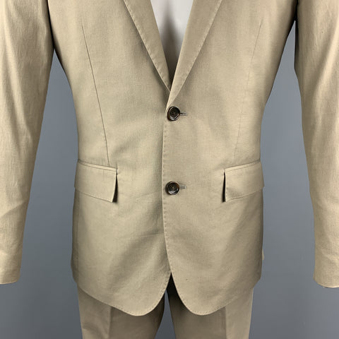 J. CREW Ludlow 38 Regular Khaki Cotton Suit