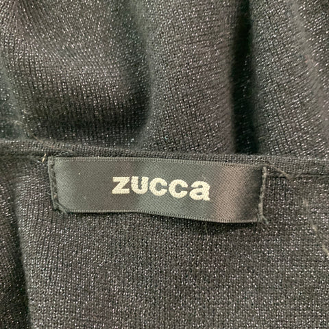 ZUCCA Size S Black Sparkly Tank T-Shirt
