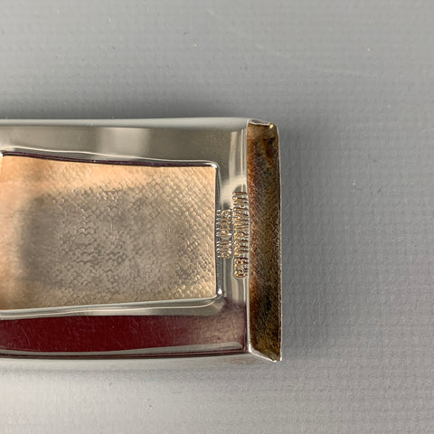 Vintage TIFFANY & CO. Engraved Sterling Silver Belt Buckle