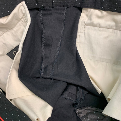 PS by PAUL SMITH Size 44 Black Cotton Elastane Notch Lapel Suit