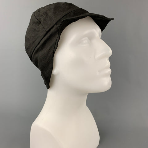 DER ANTAGONIST Size M Black Linen Hats