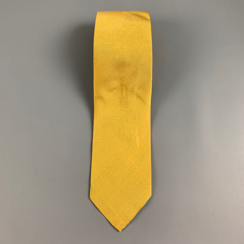 MICKY Gold Silk Tie