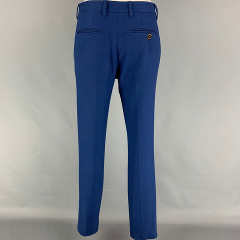 TED BAKER Talla 34 Traje con solapa de muesca en mezcla de poliéster y lunares azules