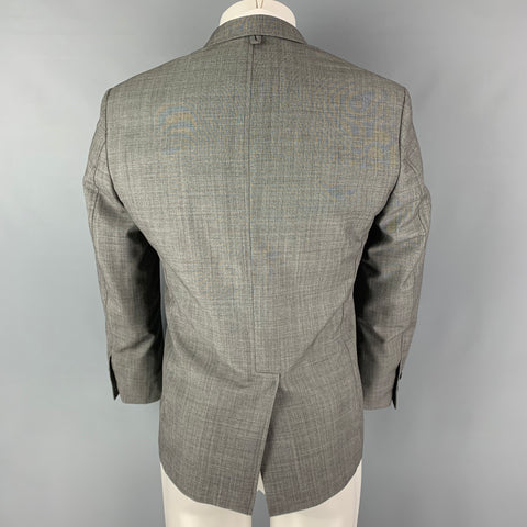 BLACK FLEECE Size 38 Grey Wool Notch Lapel Sport Coat