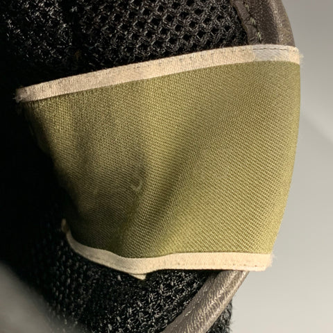 VALENTINO Size 10 Olive Brown Camo Leather Lace Up Sneakers