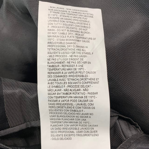 ARMANI COLLEZIONI Size 42 Black Wool Notch Lapel Sport Coat