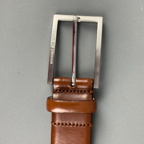 TIGER of SWEDEN Size 38 Brown Leather Belt