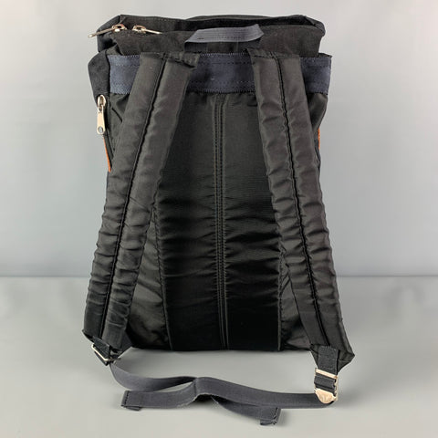 WILDERNESS EXPERIENCE Black Brown Canvas Klettersack Backpack