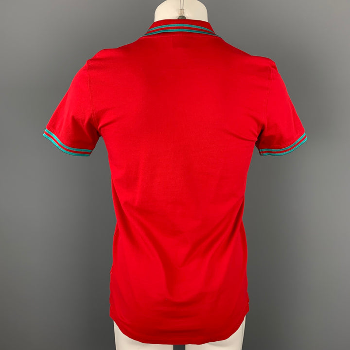 PS by PAUL SMITH Size S Red Pique Buttoned Polo