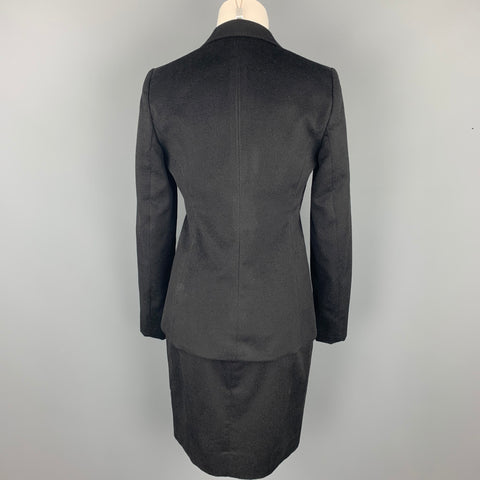 MAX MARA Taille 4 Tailleur jupe crayon en tissu noir