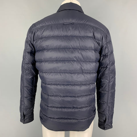 POLO by RALPH LAUREN Size M Navy Quilted Nylon Snaps Jacket