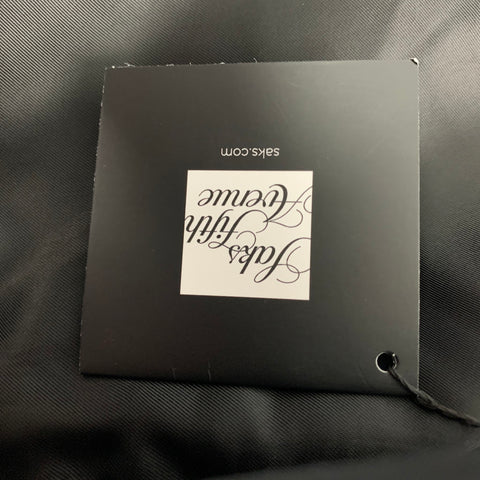 SAKS FIFTH AVENUE by Samuelsohn Size 44 Regular Black Wool Notch Lapel Suit