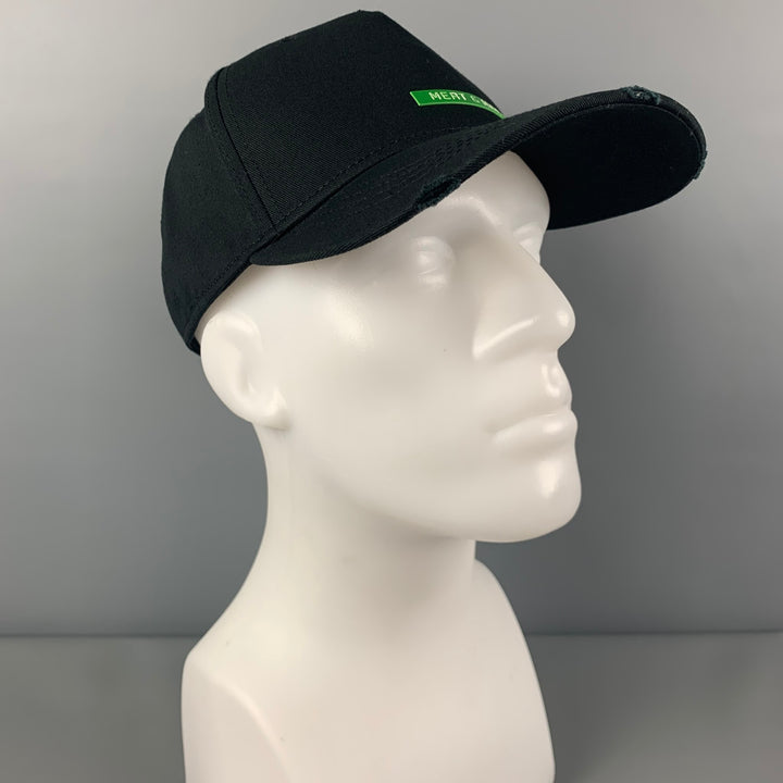 DSQUARED2 Gorra de lona negra Mert &amp; Marcus 1994