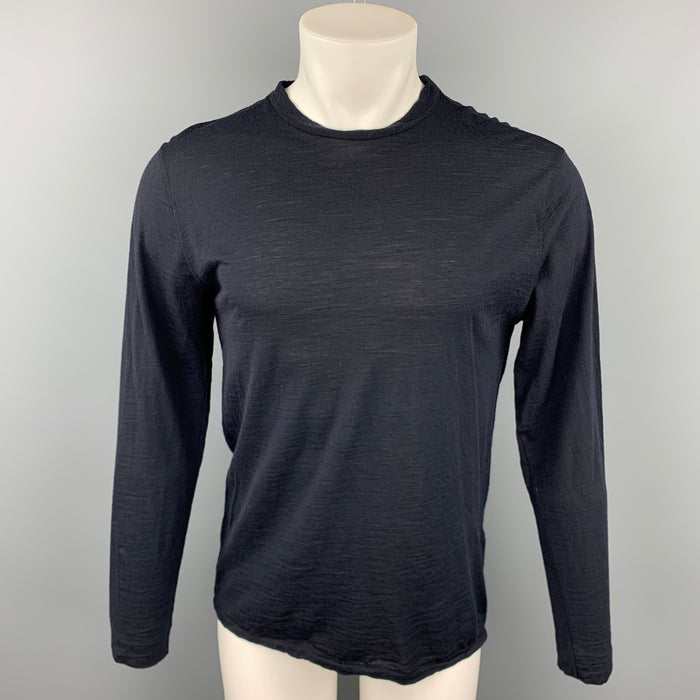 OUR LEGACY Size M Navy Merino Wool Crew-Neck Pullover Sweater