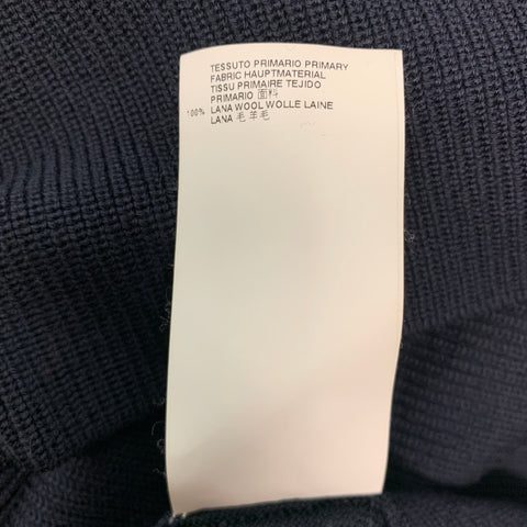 MAISON MARTIN MARGIELA Size M Navy Knit Wool Scoop Neck Pullover