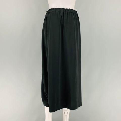 ISSEY MIYAKE Size M Black Elastic Waistband Casual Pants