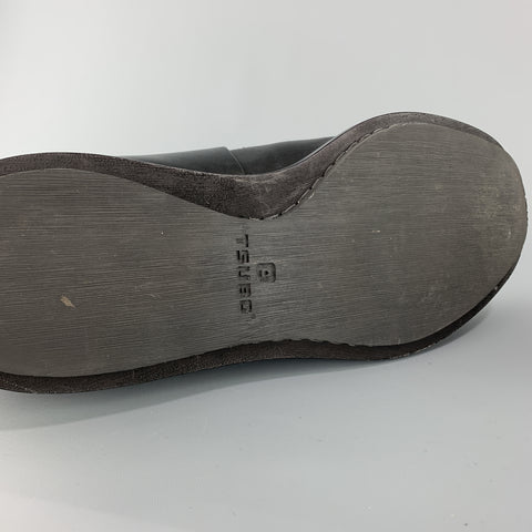 TSUBO Taille 10 Embout à lacets en cuir noir WEXLER II Brogues
