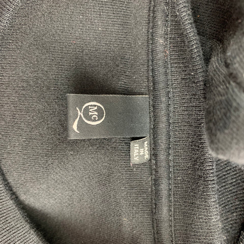 MCQ by ALEXANDER MCQUEEN Size S Black Embroidery Crew-Neck Pullover