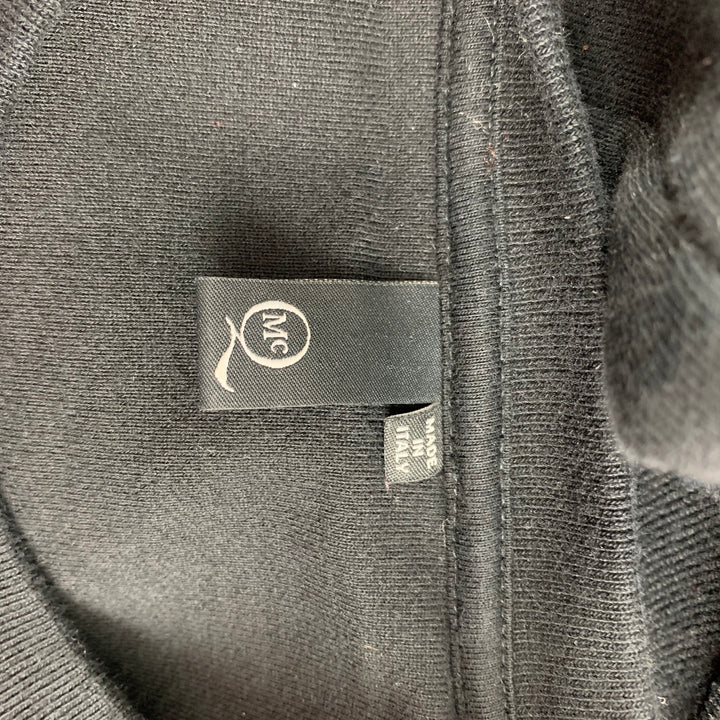MCQ by ALEXANDER MCQUEEN Size S Black Embroidery Crew-Neck Pullover