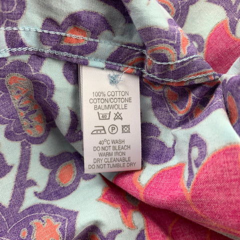 PS by PAUL SMITH Size L Multi-Color Paisley Cotton Long Sleeve Shirt