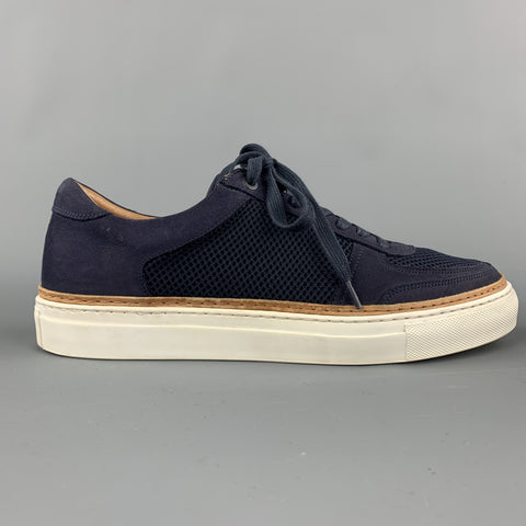 II VIII VIII Size 8 Navy Suede & Mesh Sneakers