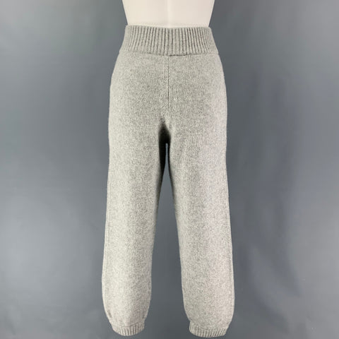 RAEY Size XXS Grey Heather Cashmere Elastic Waistband Casual Pants