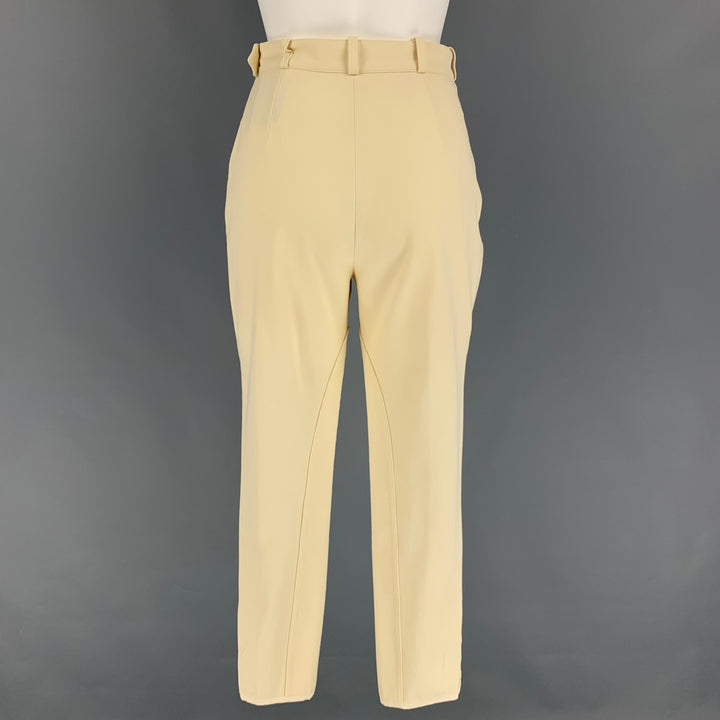 Vintage HERMES Size 10 Cream Cotton Jodhpurs Casual Pants