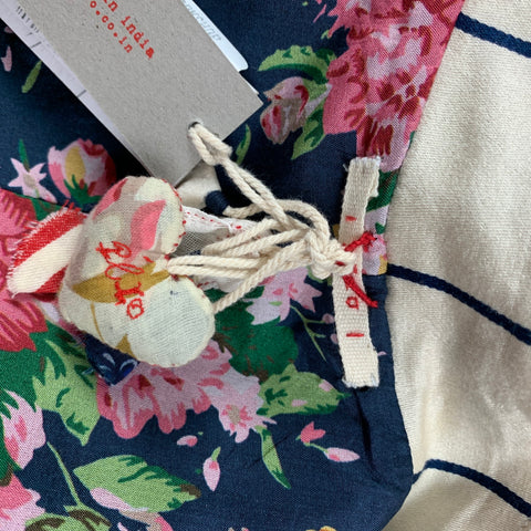 PE'RO Size 4 Multi-Color Stripe Embroidered Reversible Coat