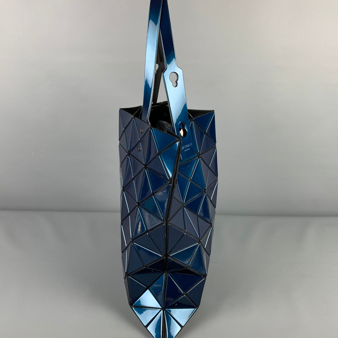 ISSEY MIYAKE BAO BAO Blue Geometric Acetate Tote Bag