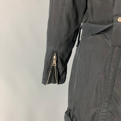 POLO by RALPH LAUREN Size 6 Black Lyocell Belted Jumpsuit