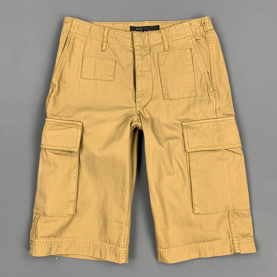 MARC by MARC JACOBS Size 28 Khaki Cotton Cargo Shorts