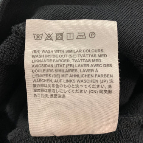 ACNE STUDIOS Size XXS Black Cotton Crew-Neck Sweatshirt