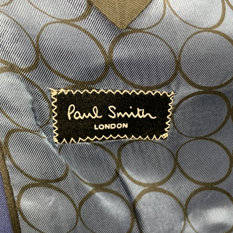 PAUL SMITH The Kensington Size 40 Regular Royal Blue Wool / Mohair Suit