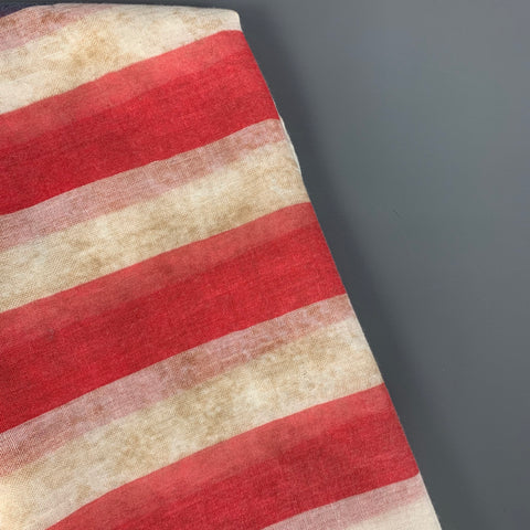 YACHT CLUB Red & Blue American Flag Print Scarf