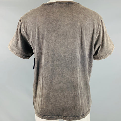 LUCKY BRAND Size XL Black Rock Concert Cotton Crew Neck T-shirt