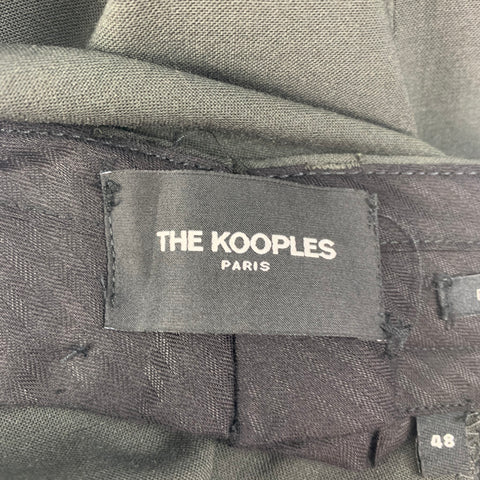 THE KOOPLES Pantalon habillé en laine verte à braguette zippée Taille 30