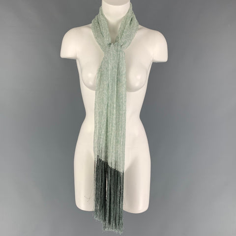 GIORGIO ARMANI Moss Print Silk Scarves