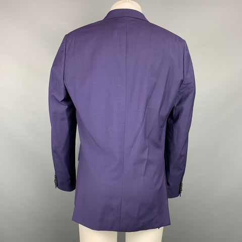 PS by PAUL SMITH Size 42 Purple Wool Notch Lapel Sport Coat
