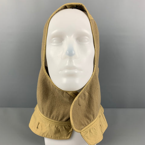 TEN C Size L Khaki Wool Polyamide Hood