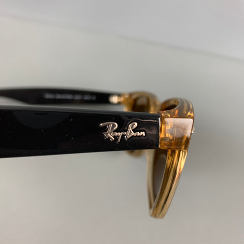 RAY-BAN Amber Black Two Tone Acetate Sunglasses & Eyewear