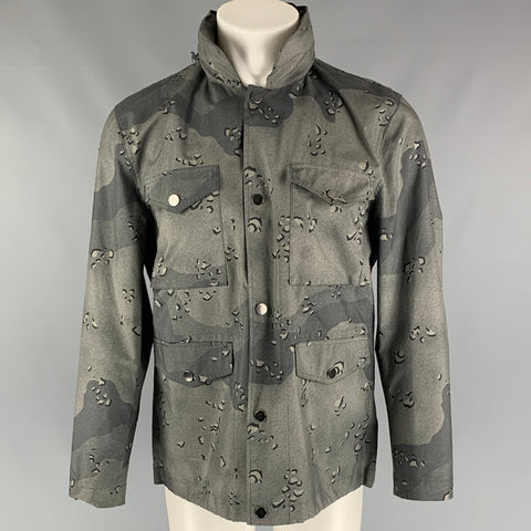 FOR ALL 7 MANKIND Veste en polyester camouflage olive taille S