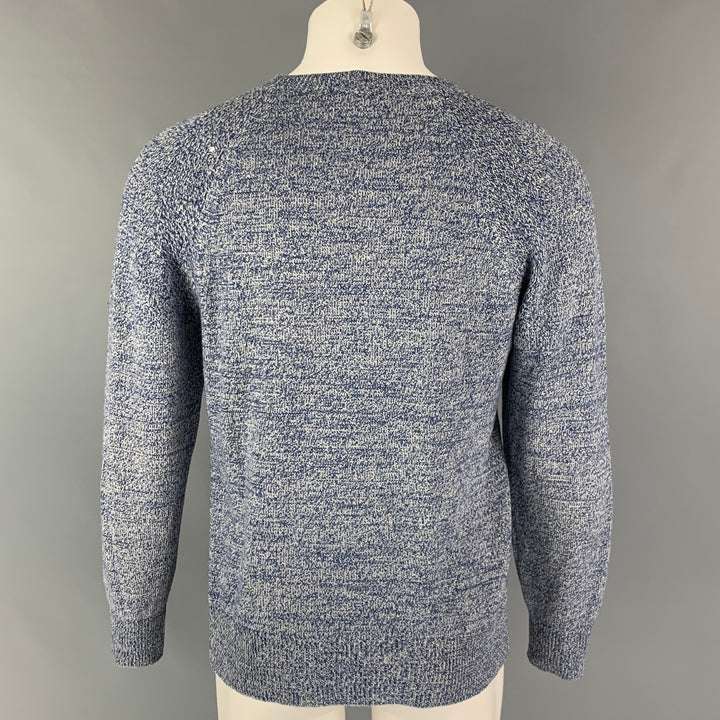 APC Taille S Bleu Blanc Tricot Chameau Pull Col Rond